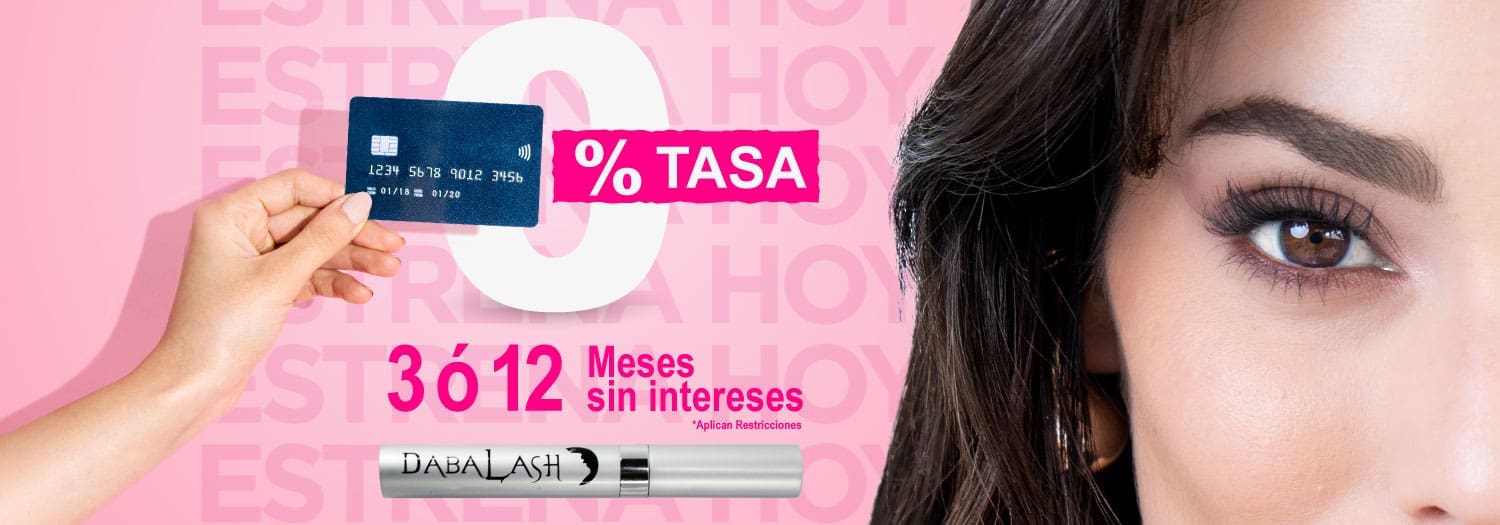 DABALASH Tasa Cero Costa Rica compra a 3 o 12 meses