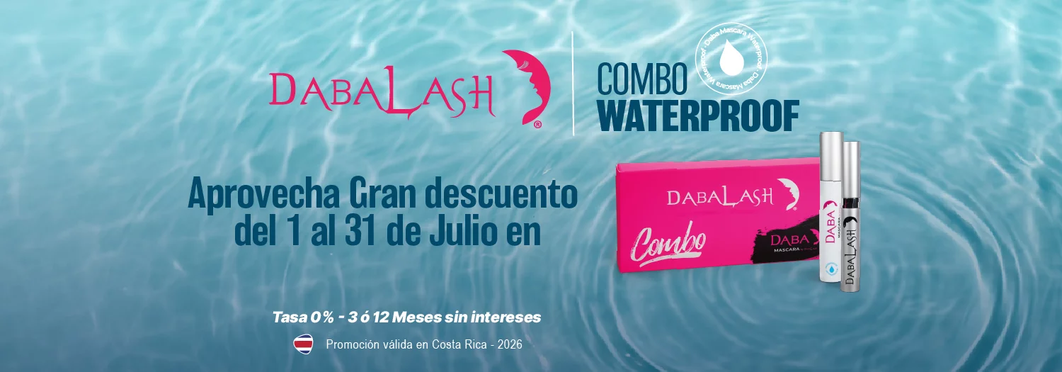DABALASH oferta de julio Combo Waterproof en Costa Rica